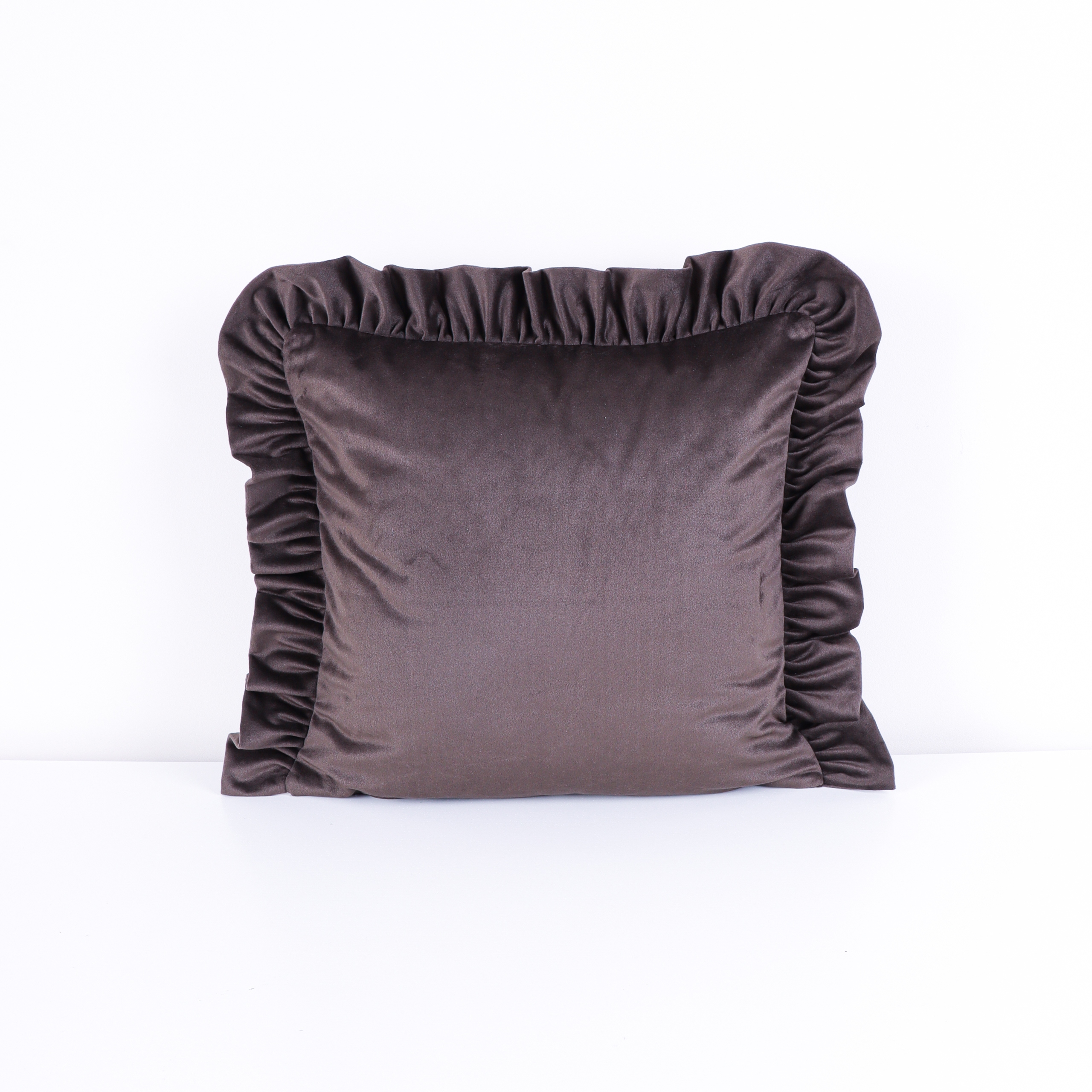 Poszewka welurowa z falbanką 50x50 welwet kolory Rodzaj dekoracyjna