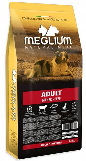 Meglium Dog Adult Beef 14 kg