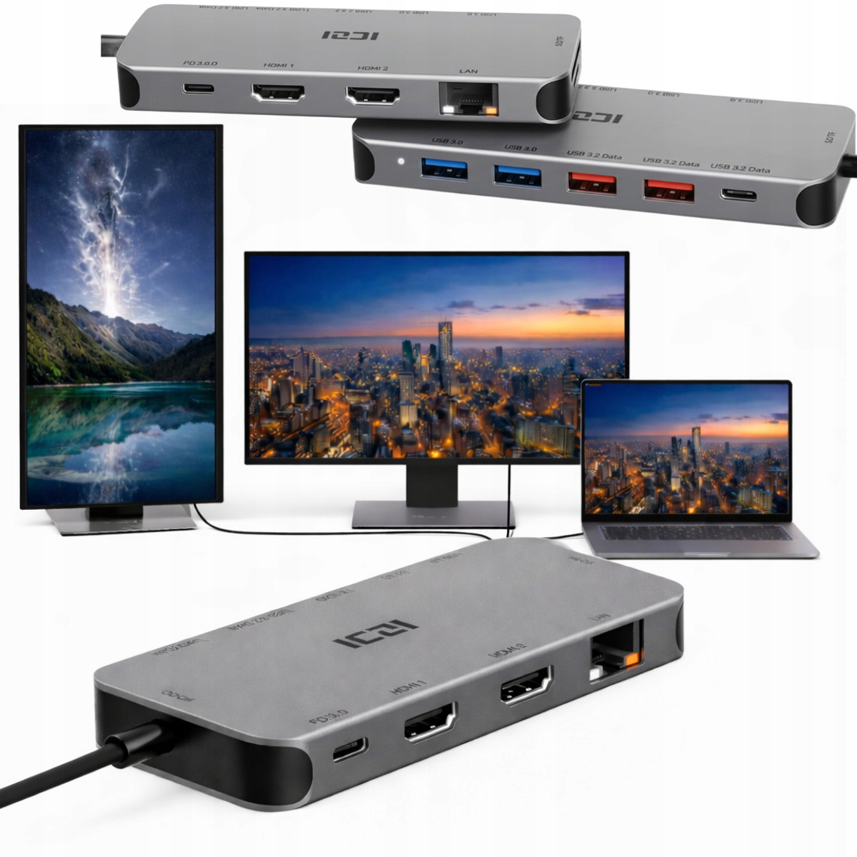 Tania Stacja Dokująca Do Laptopa Asus Ładuje Ładowanie Rozszerzenie Portów