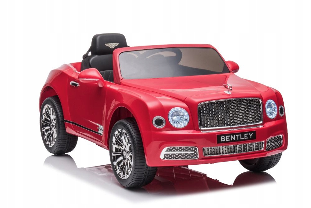 Auto na akumulator Bentley Mulsanne lakierowane czerwone dla dzieci