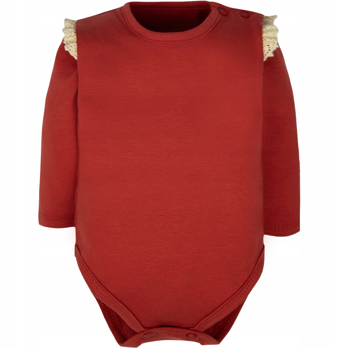 

Body świąteczne z koronką na ramionkach 92