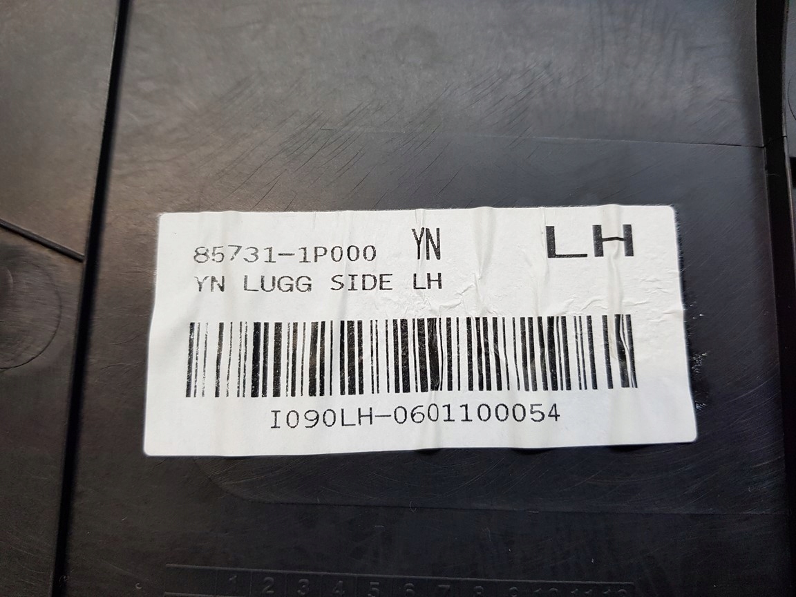 KIA VENGA cover boot upholstery left rear part
