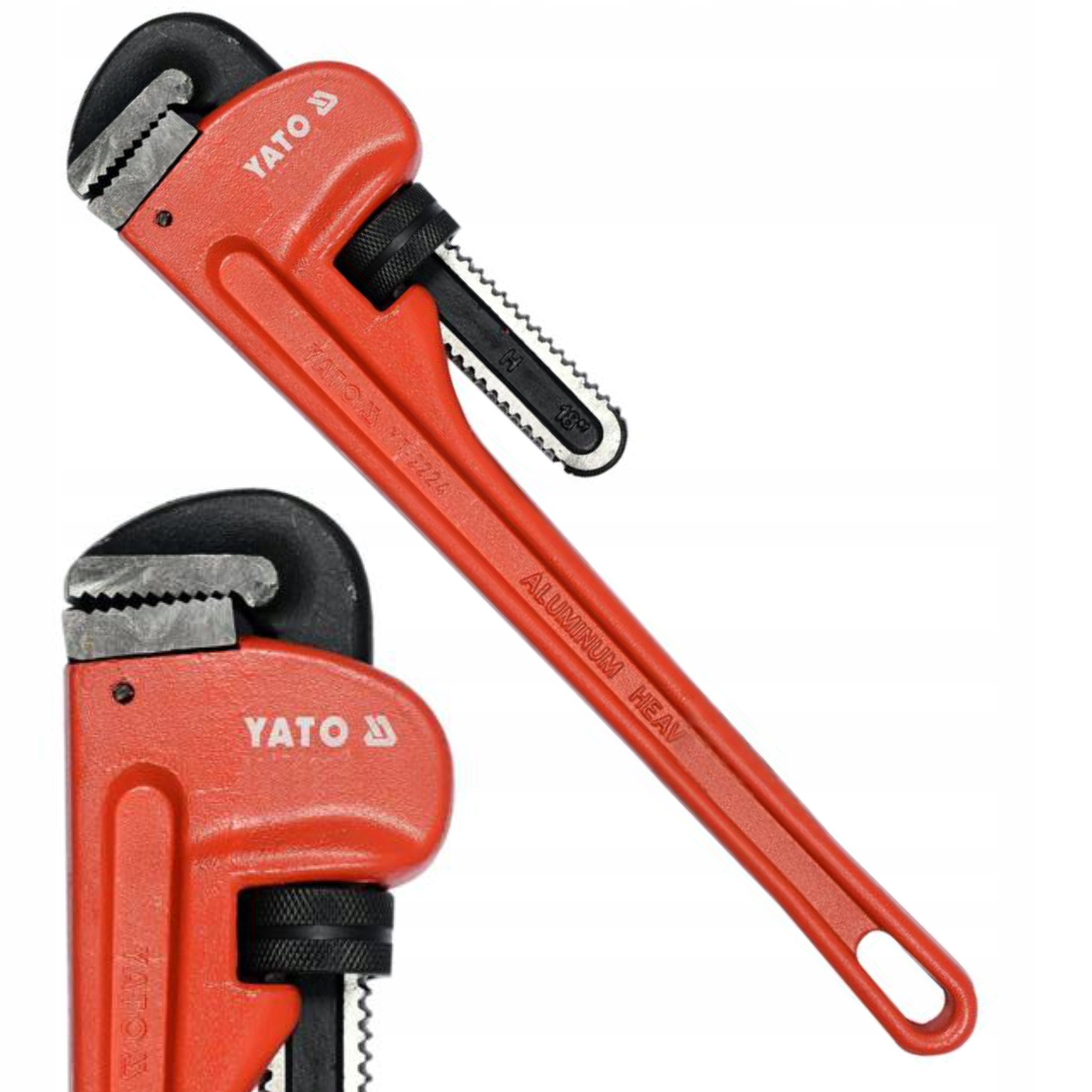 YATO KLUCZ DO RUR STILLSON ALUMINIOW 400MM YT-2224 Długość 45 cm