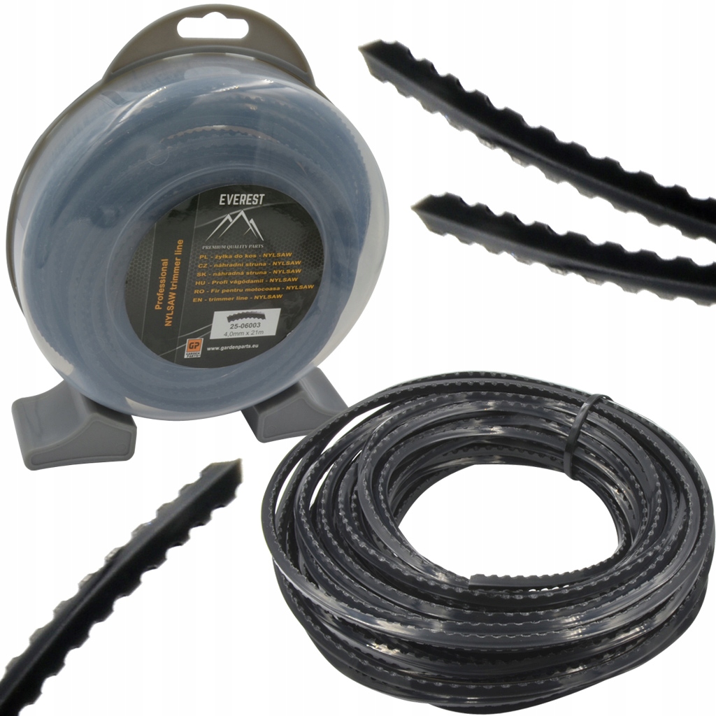 

Żyłka Tnąca Kosy Typ Piła 4mm 21m Do Jet-fit