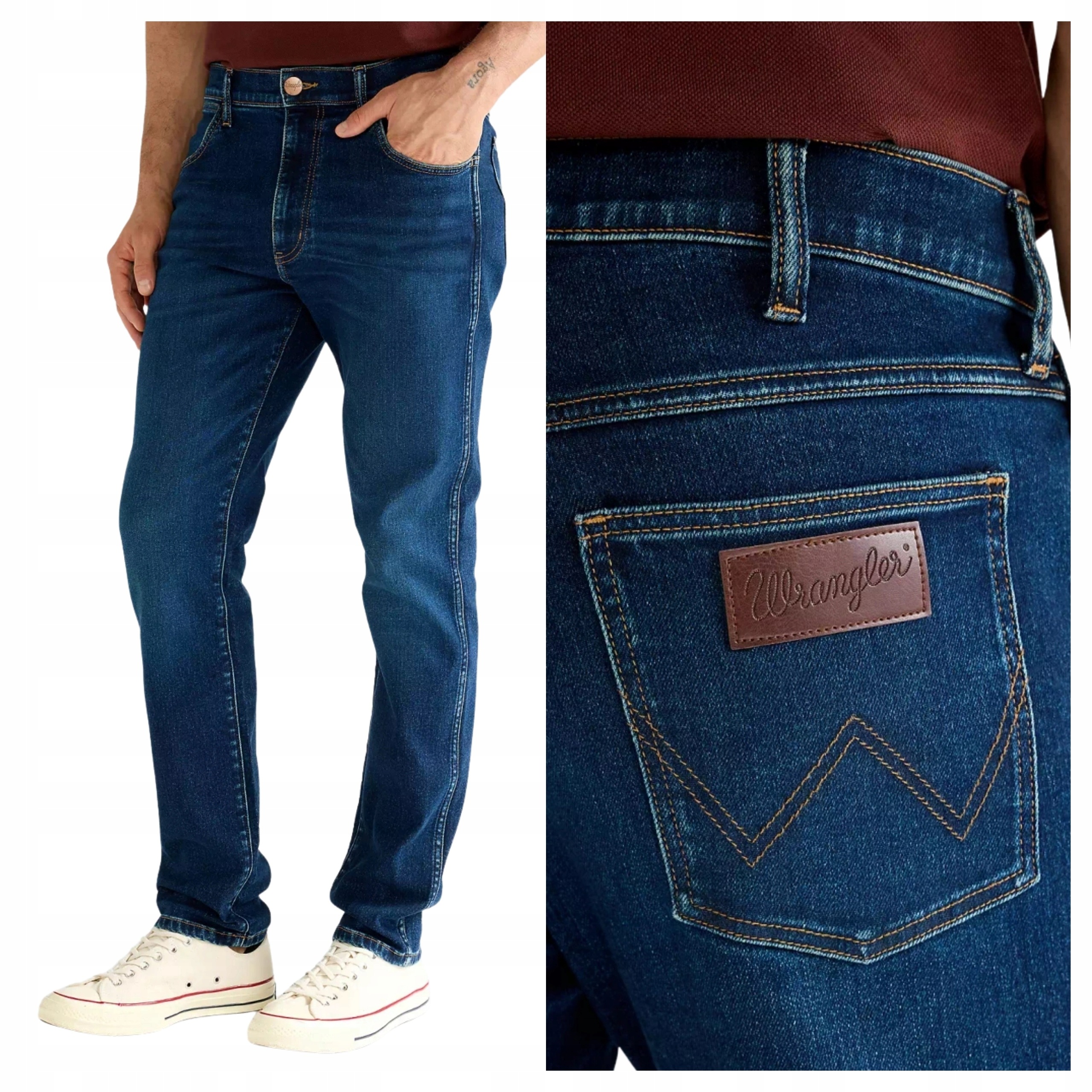 Pánské džínové kalhoty Wrangler Larston Fable Slim Fit W34 L34