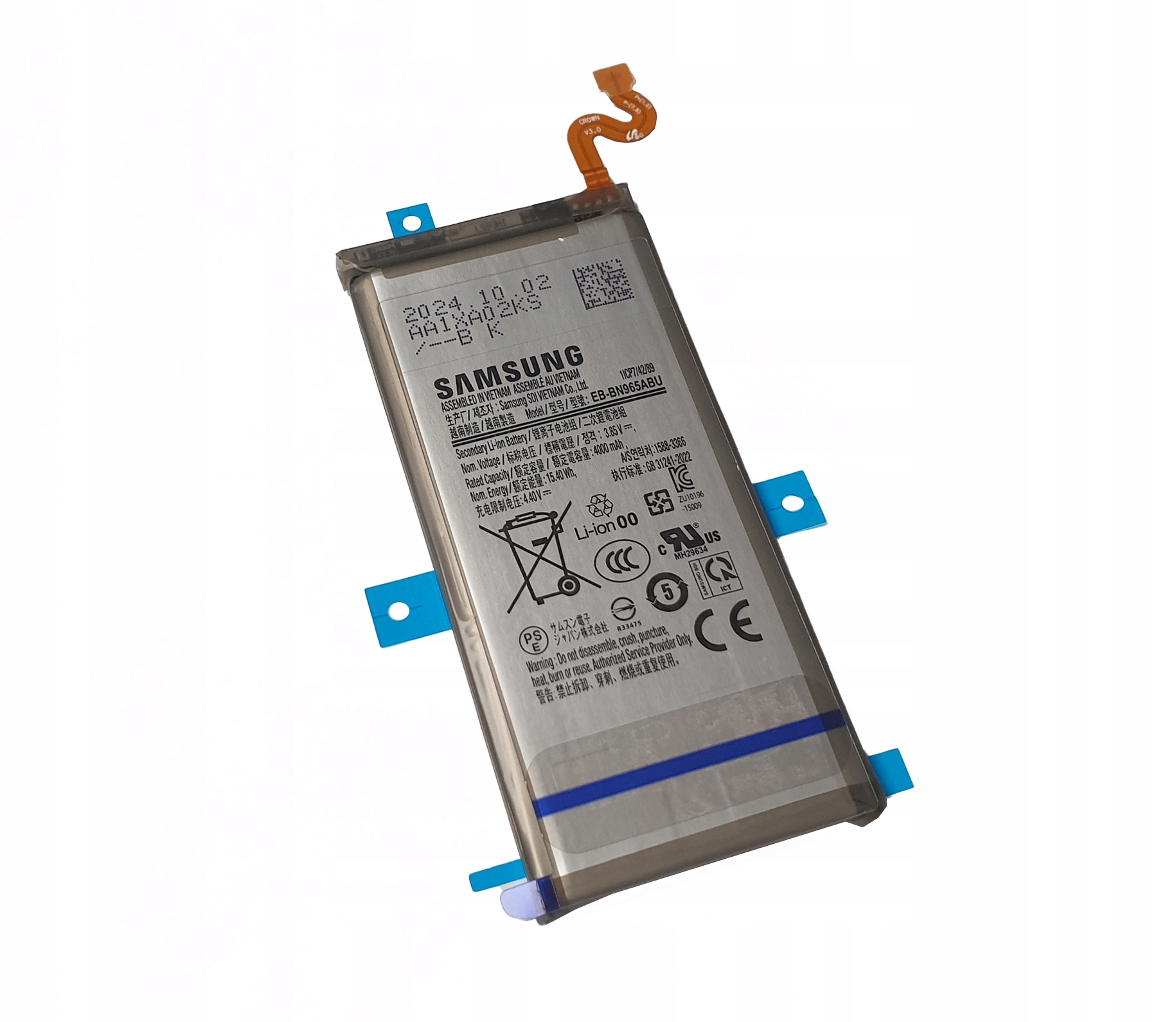 Bateria Samsung EB-BN965ABU 4000mAh Samsung Galaxy Note 9 N960 Oryginalna
