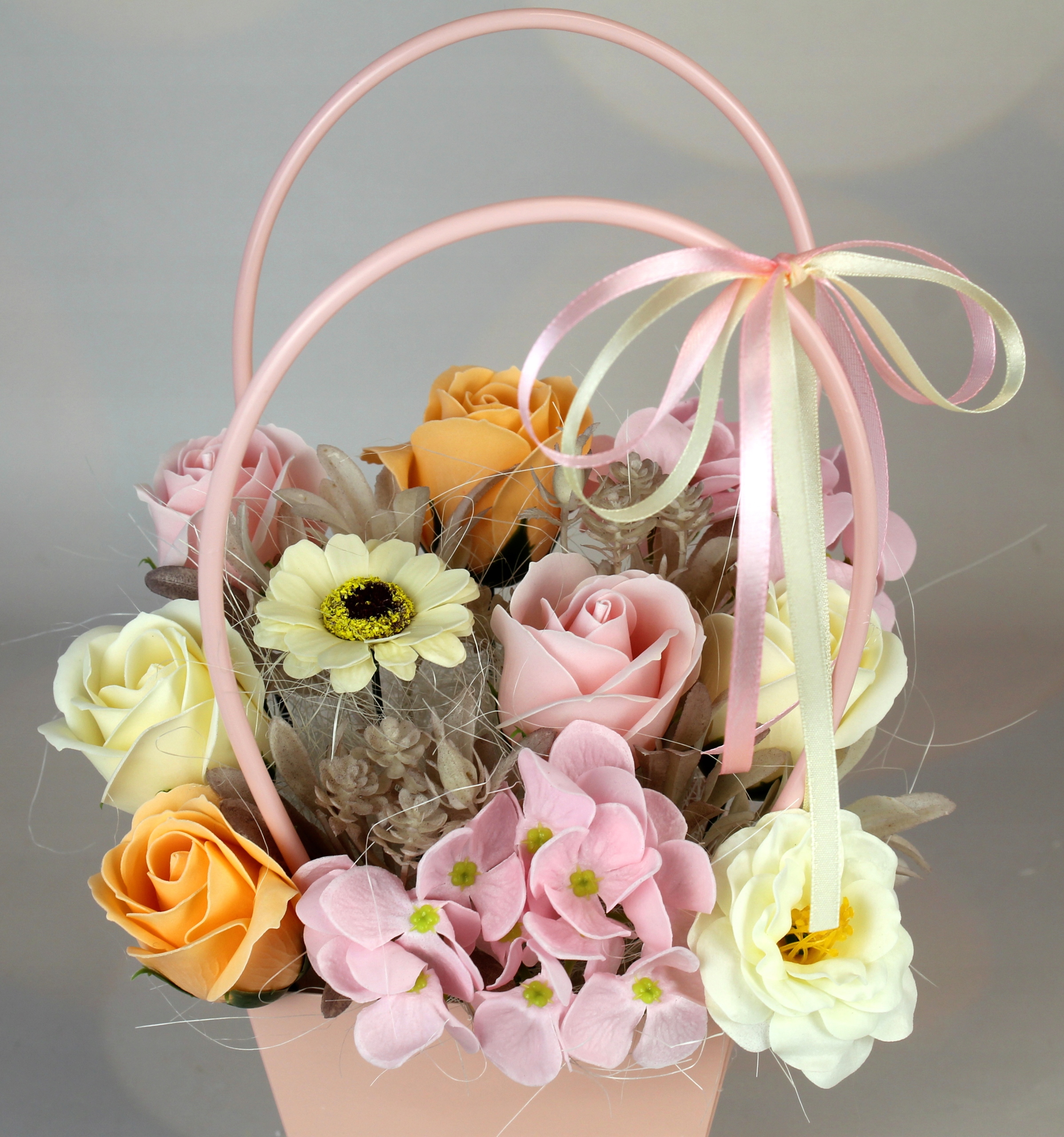 Kwiaty Mydlane Dzień Babci Prezent Flower Box Bukiet Marka inna