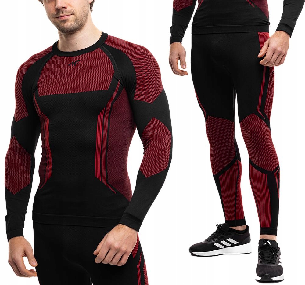 4F Pánské termoaktivní prádlo sada triko a legíny vel. S/m