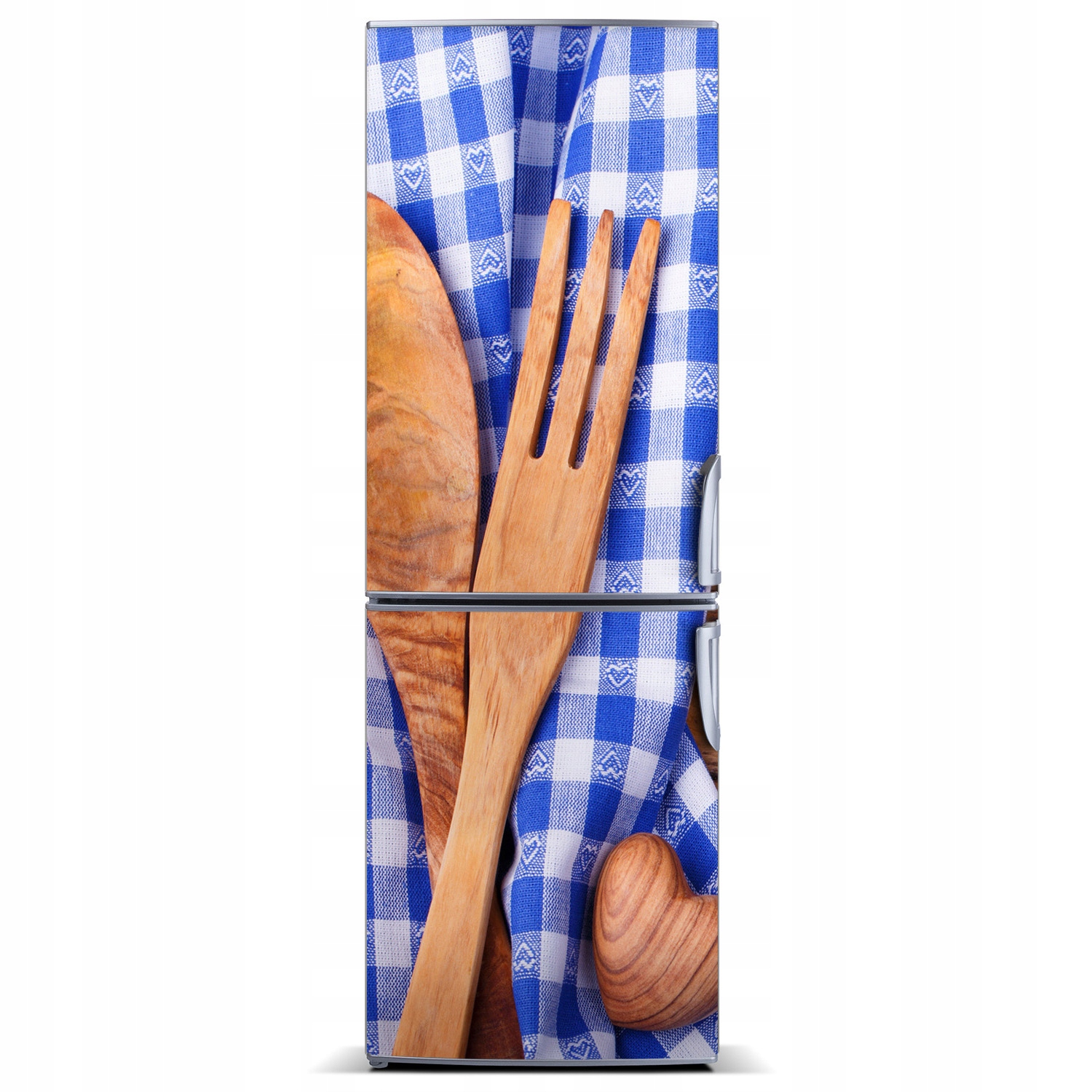 

Magnes na lodówkę Drewniane sztućce 60x180
