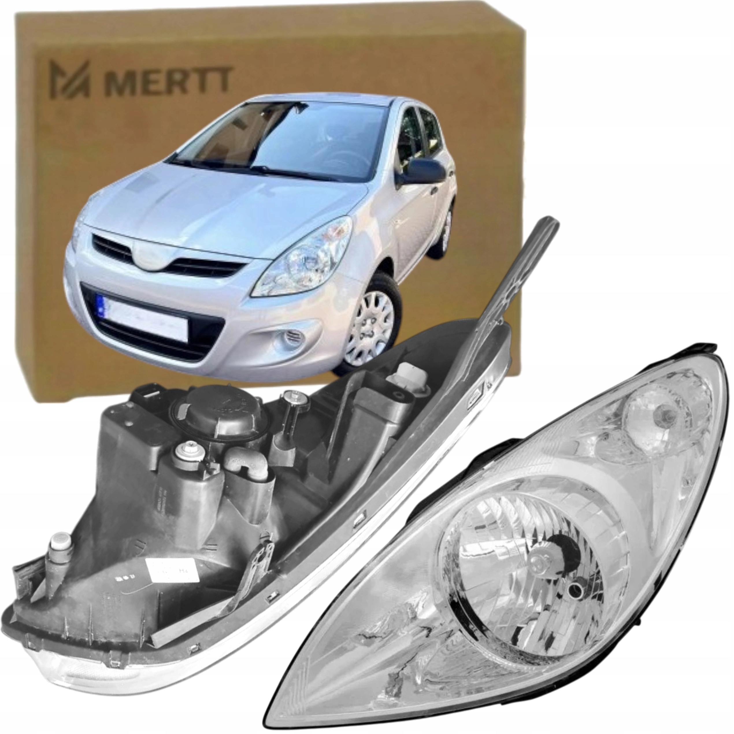 Hyundai I20 2008-2012 Světlomet Světlo Světlomet Nový 92101-1J010