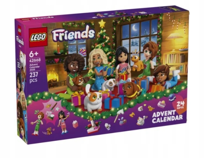 Lego 42668 Friends Adventní Kalendář 2025 Rok