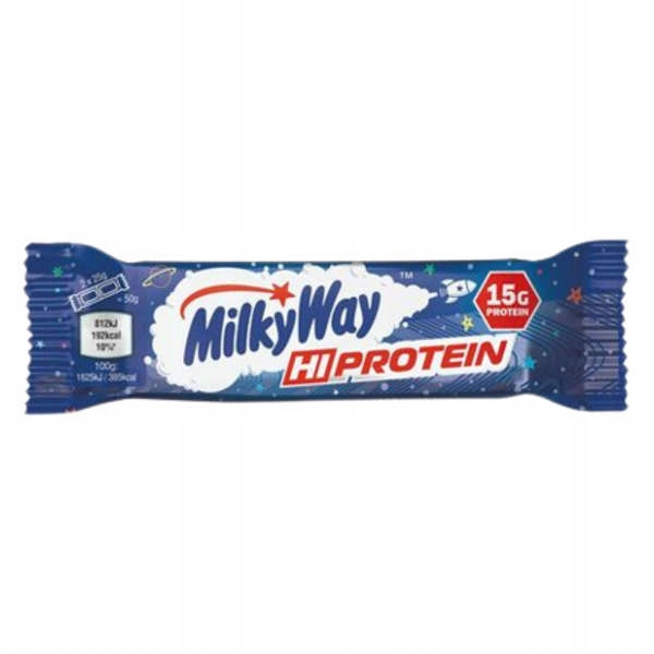 Mars MilkyWay Hi Protein bar 50 g proteinová tyčinka mléčná čokoláda