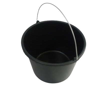 Wiadro budowlane 16L wiaderko gospodarcze czarne Kod producenta PLAST0041