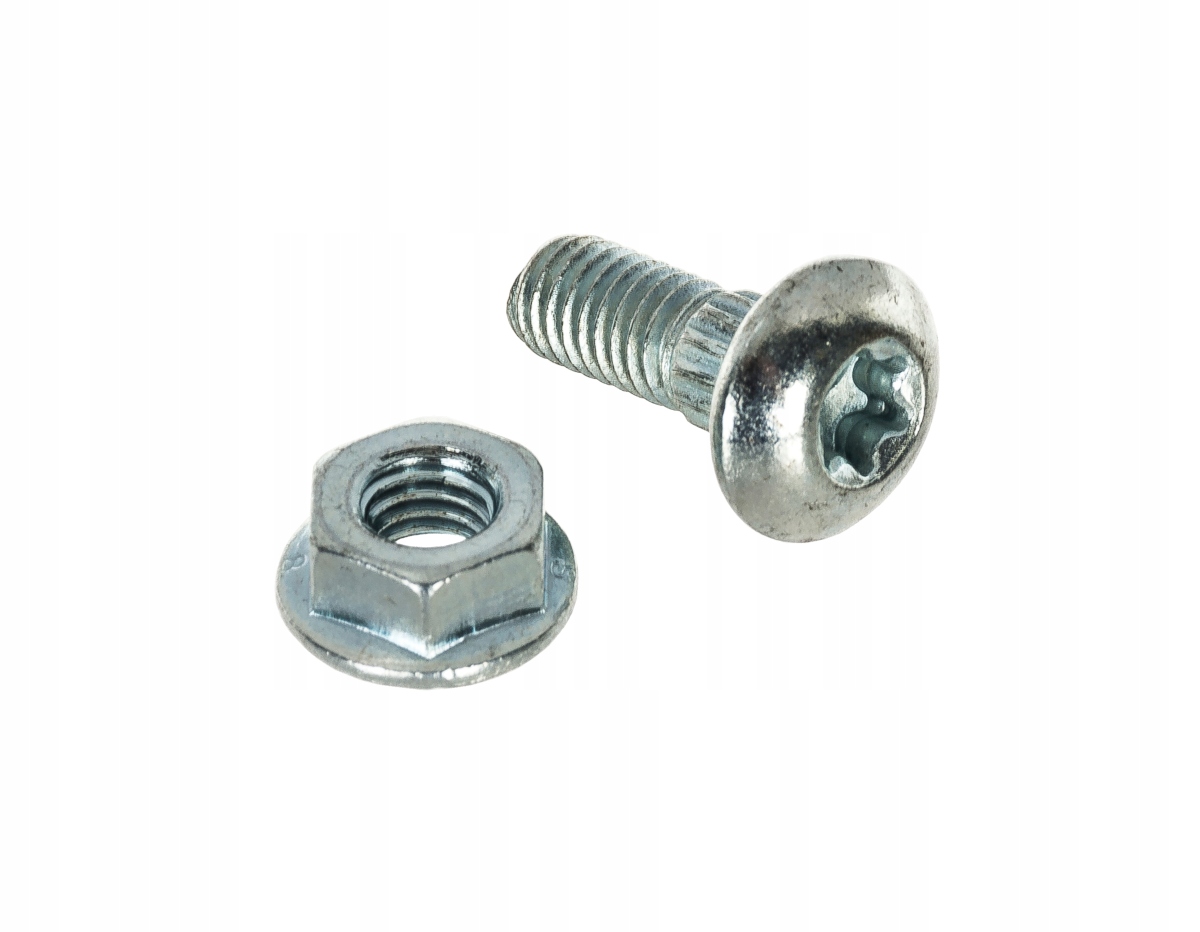 ŚRUBA + NAKRĘTKA NOŻYKA KOSY NEW HOLLAND CLAAS SCHUMACHER 50SZT. M6x16 Producent części AGV
