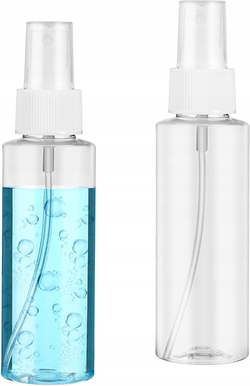 2 Kusy Průhledných Lahví S Rozprašovačem 100 ML Pro Cestování