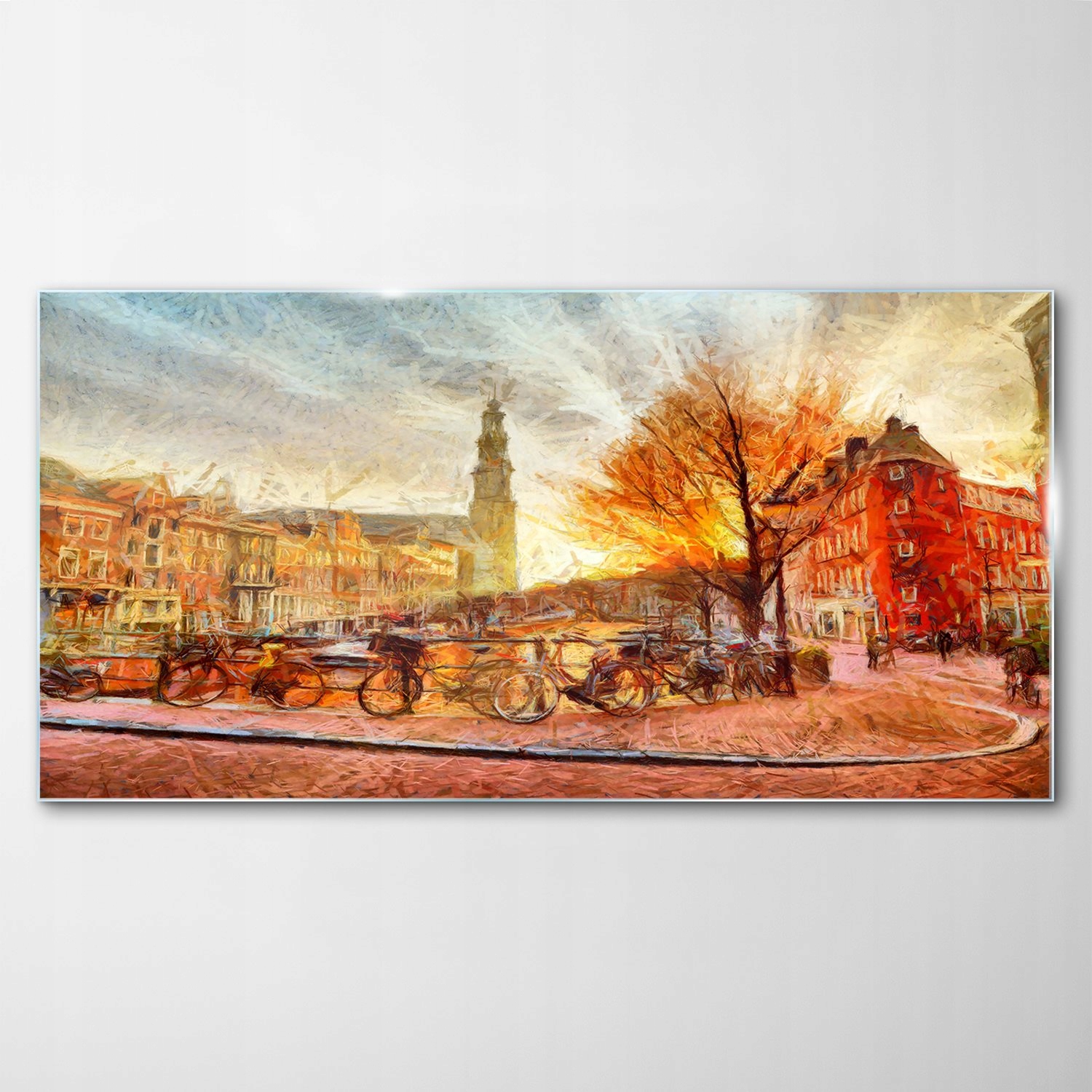 

Obraz Szklany Dekor Amsterdam Kanał Noc 120x60