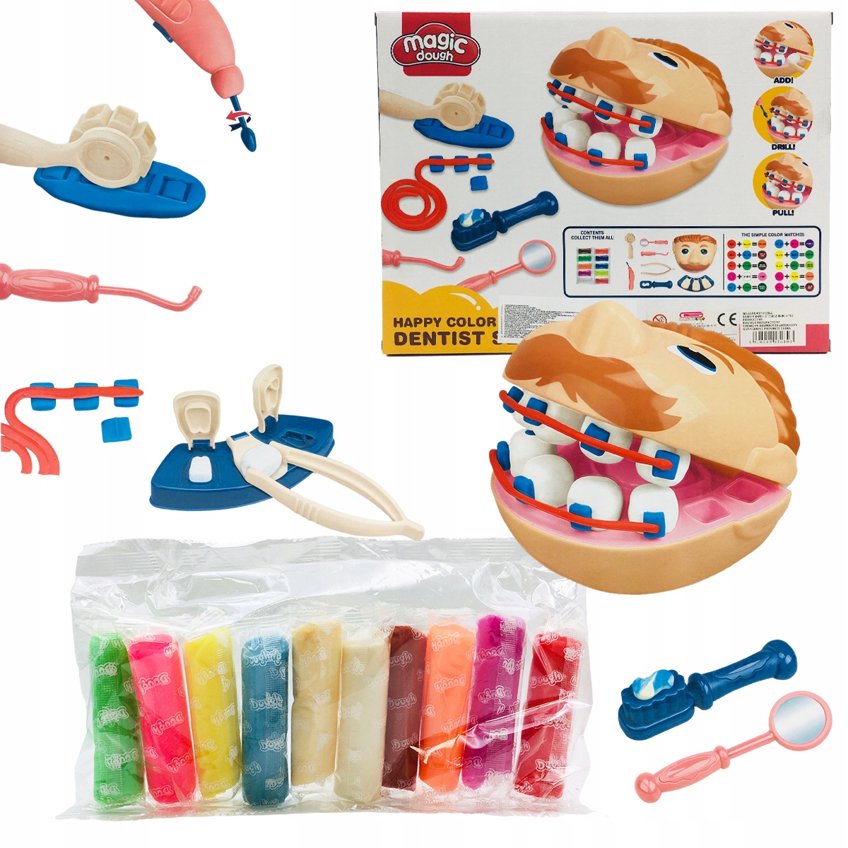 

Magic Dough Ciastolina Dentysta Ciasto Masa +akc
