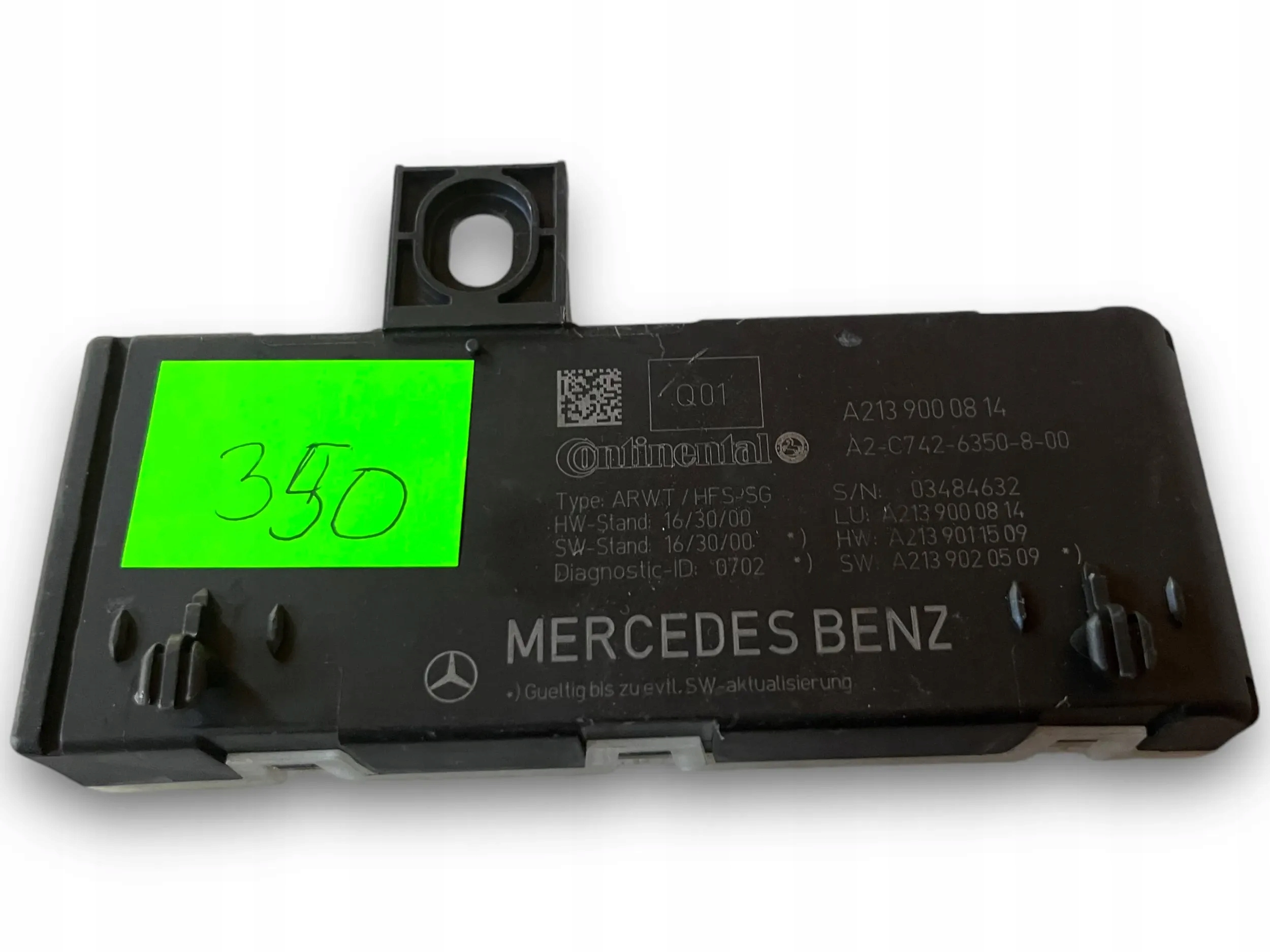 MERCEDES W213 module bonnet boot 2139000814 @M