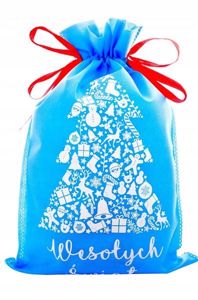 

Worek Świąteczny Torba Prezentowa 30x45