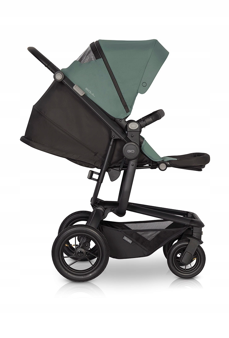 EasyGo Soul Wózek spacerowy spacerówka BEZPIECZNY+ Kolor Odcienie zieleni