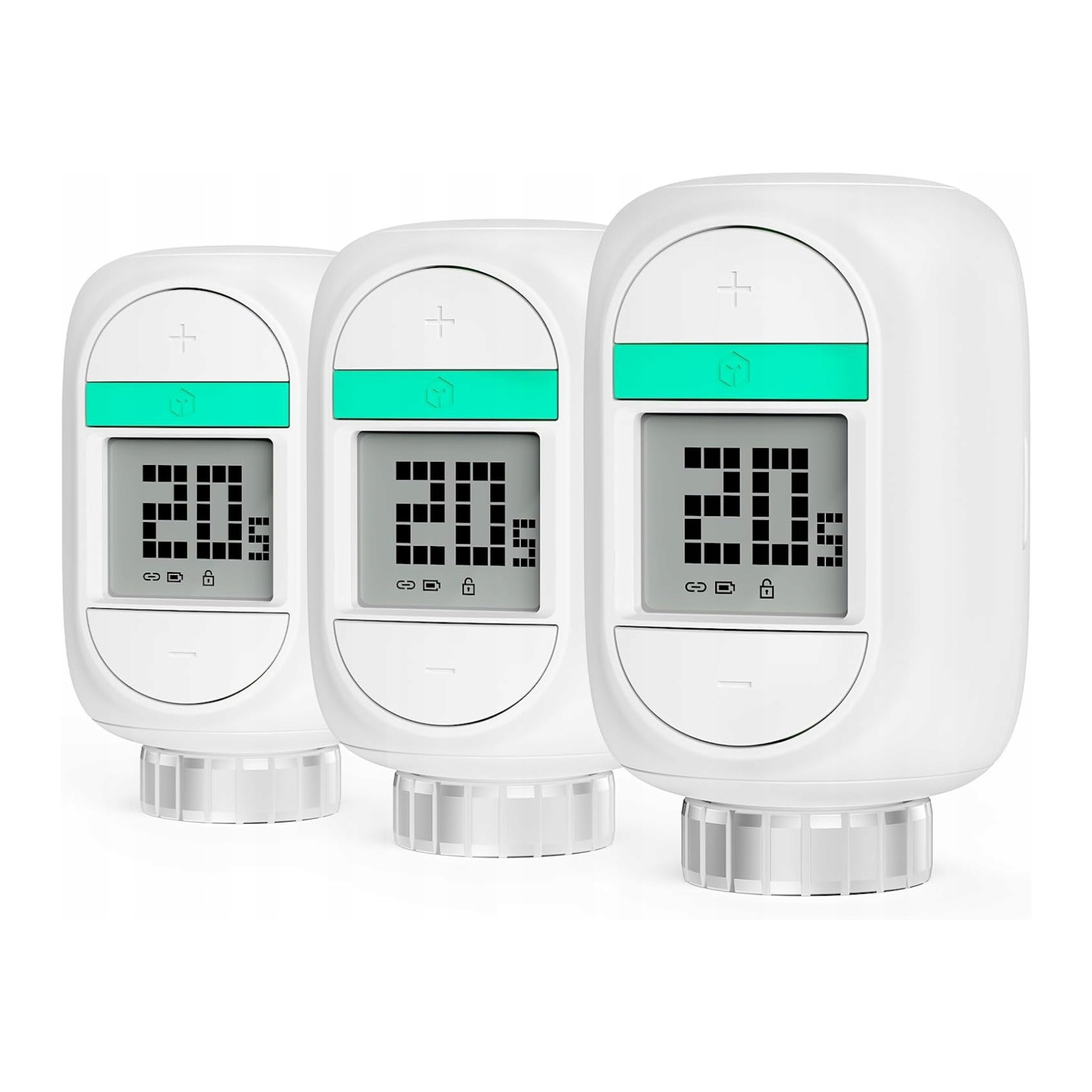 Termostatická hlavica Smart Inteligentný radiátorový termostat 3 Ks