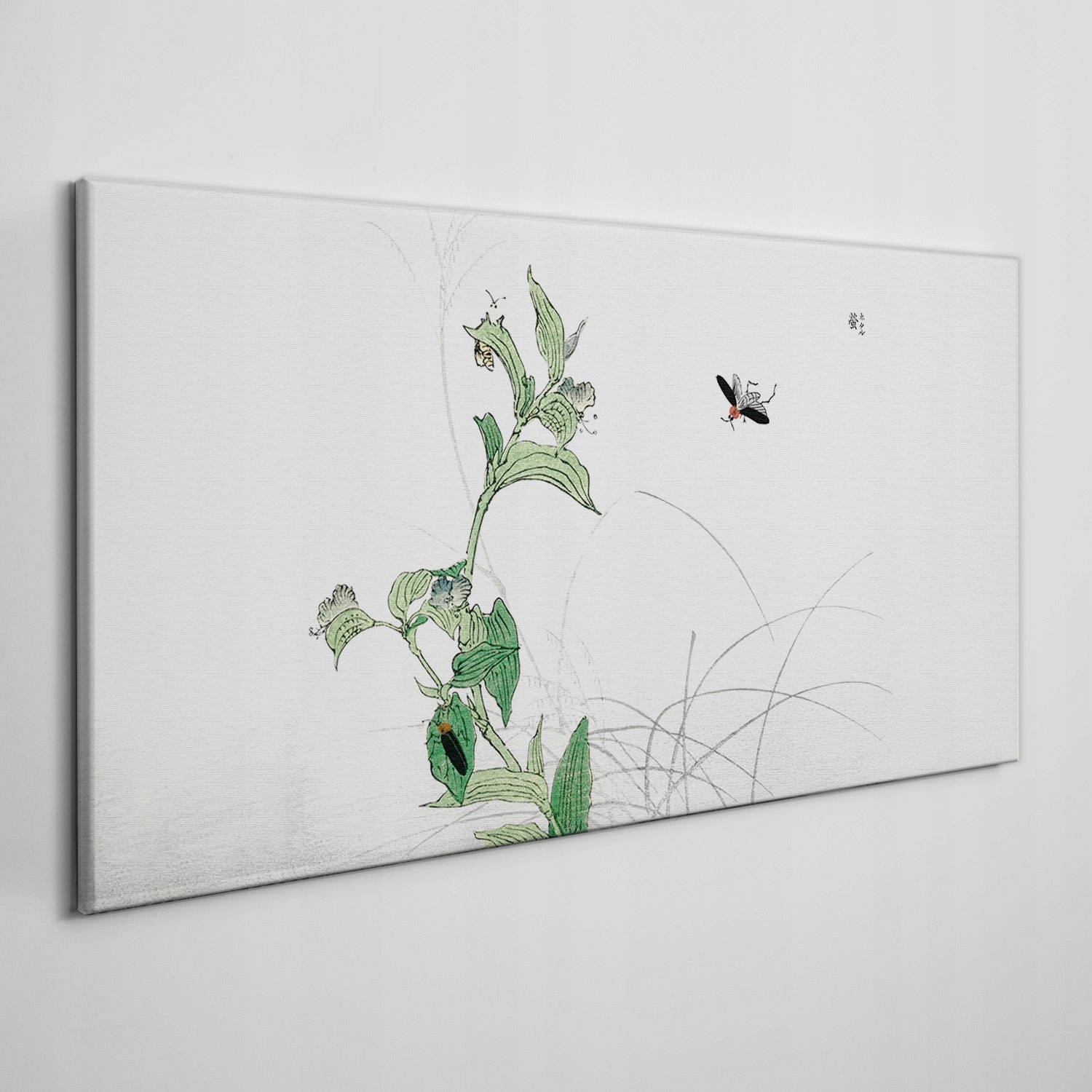 

Obraz na płótnie Azjatyckie liście owady 120x60 cm
