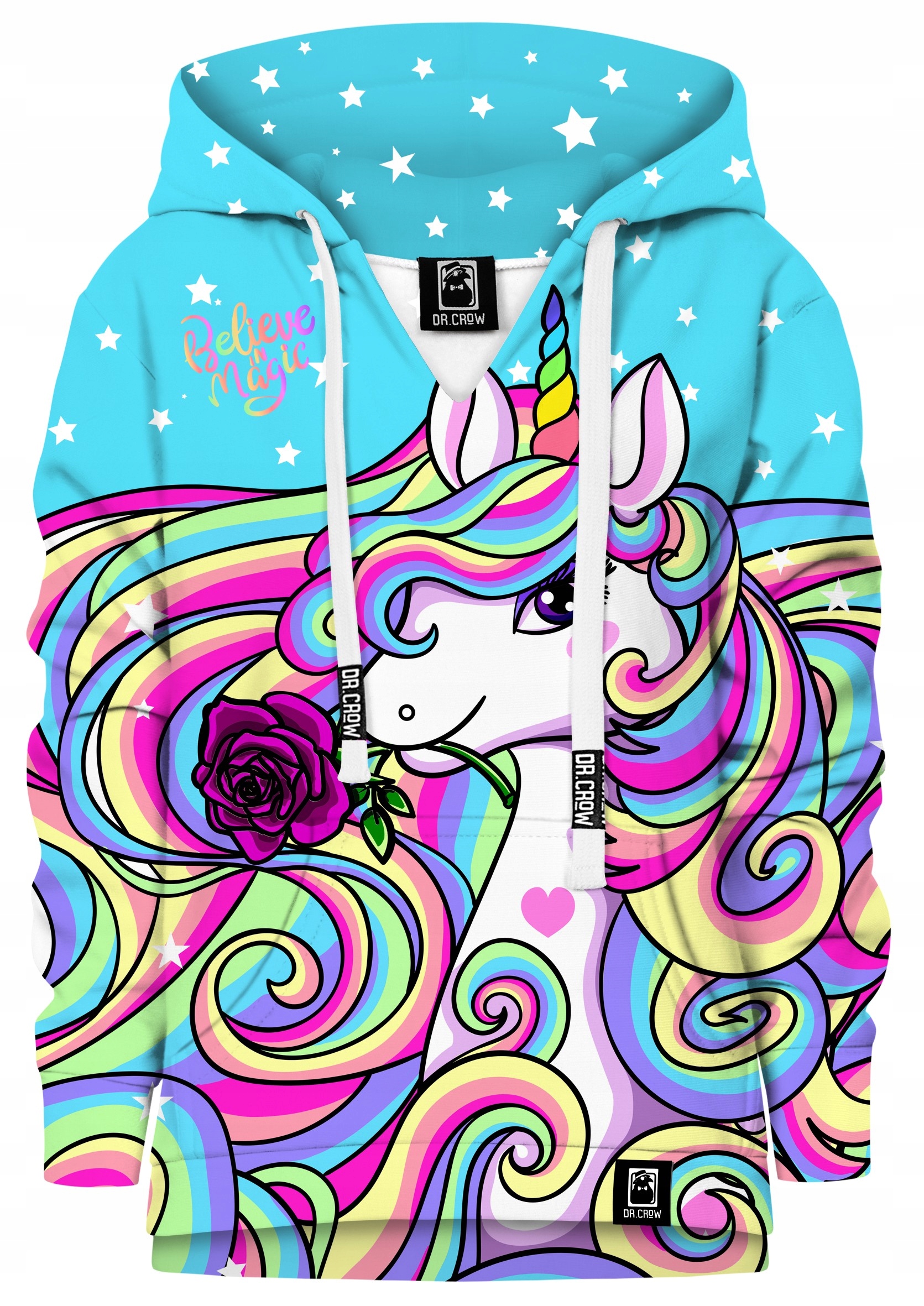 

Dziecięca Bluza Fullprint Dr.crow Magic Blue 134