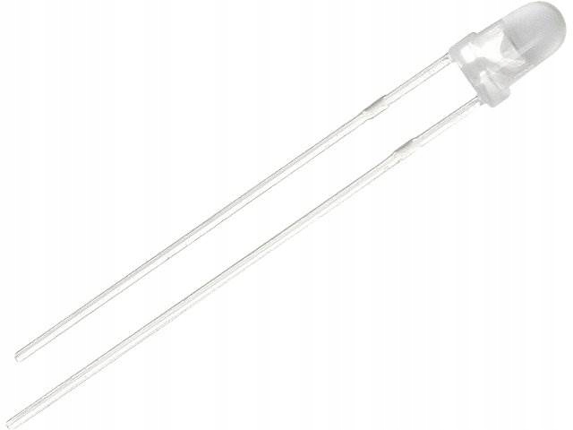LED 3mm biały zimny 30° x1szt