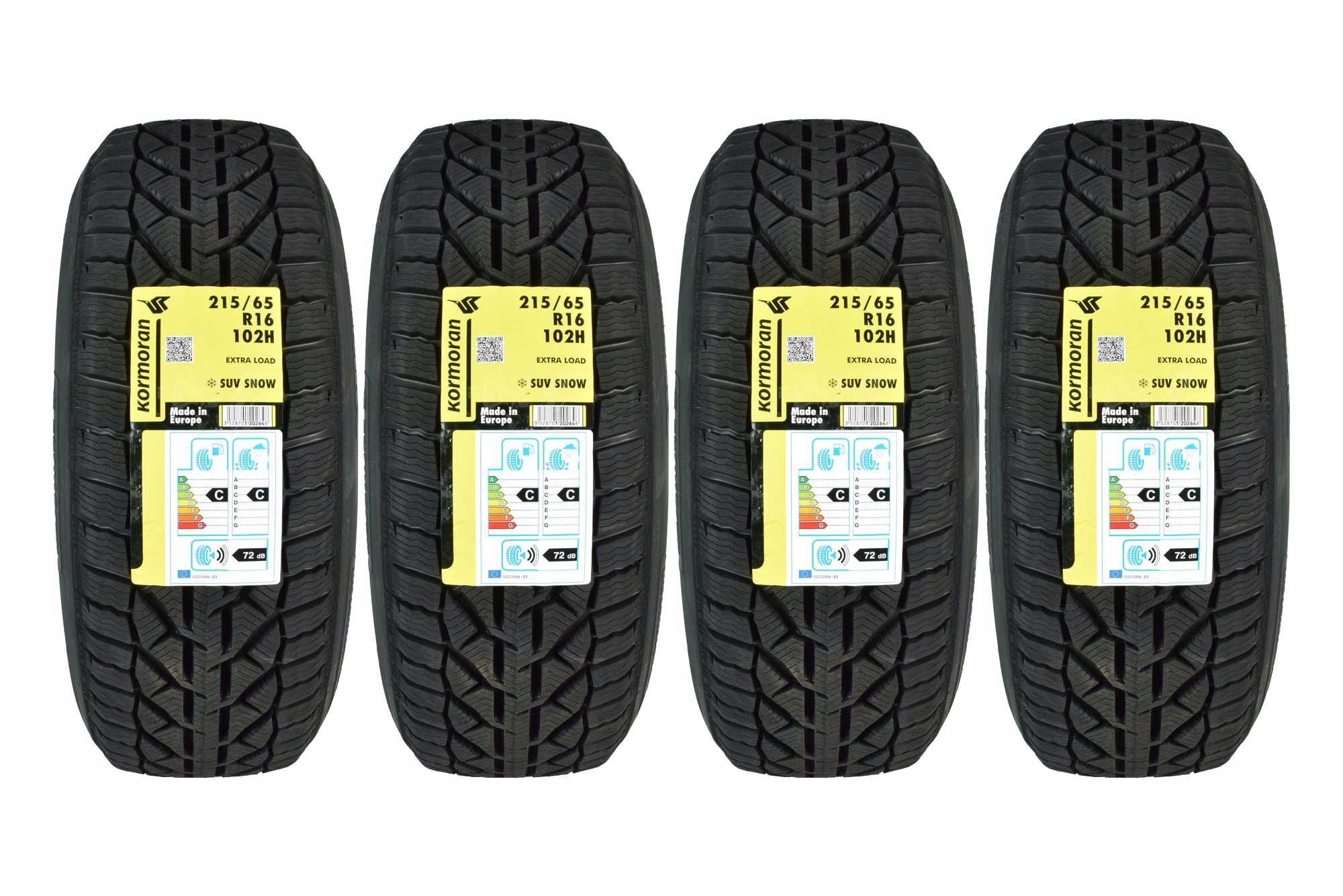 4 opony zimowe 215/65R16 Kormoran Suv Snow 2026