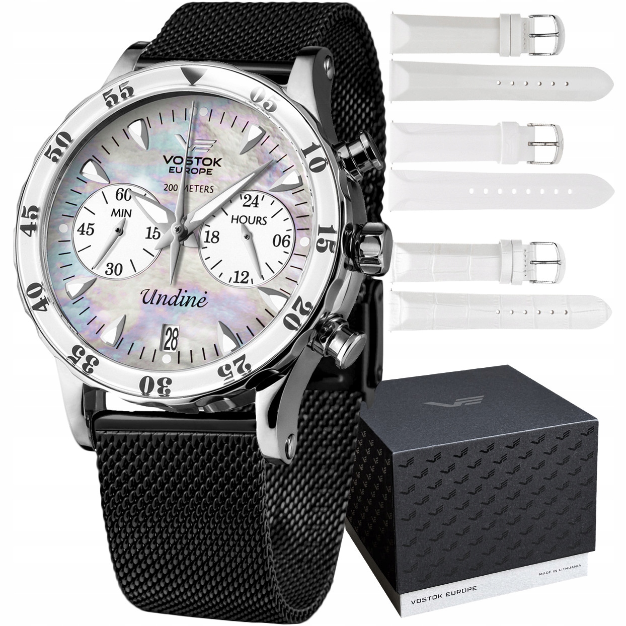 Dámské hodinky Vostok Europe VK64-515A671BB černé