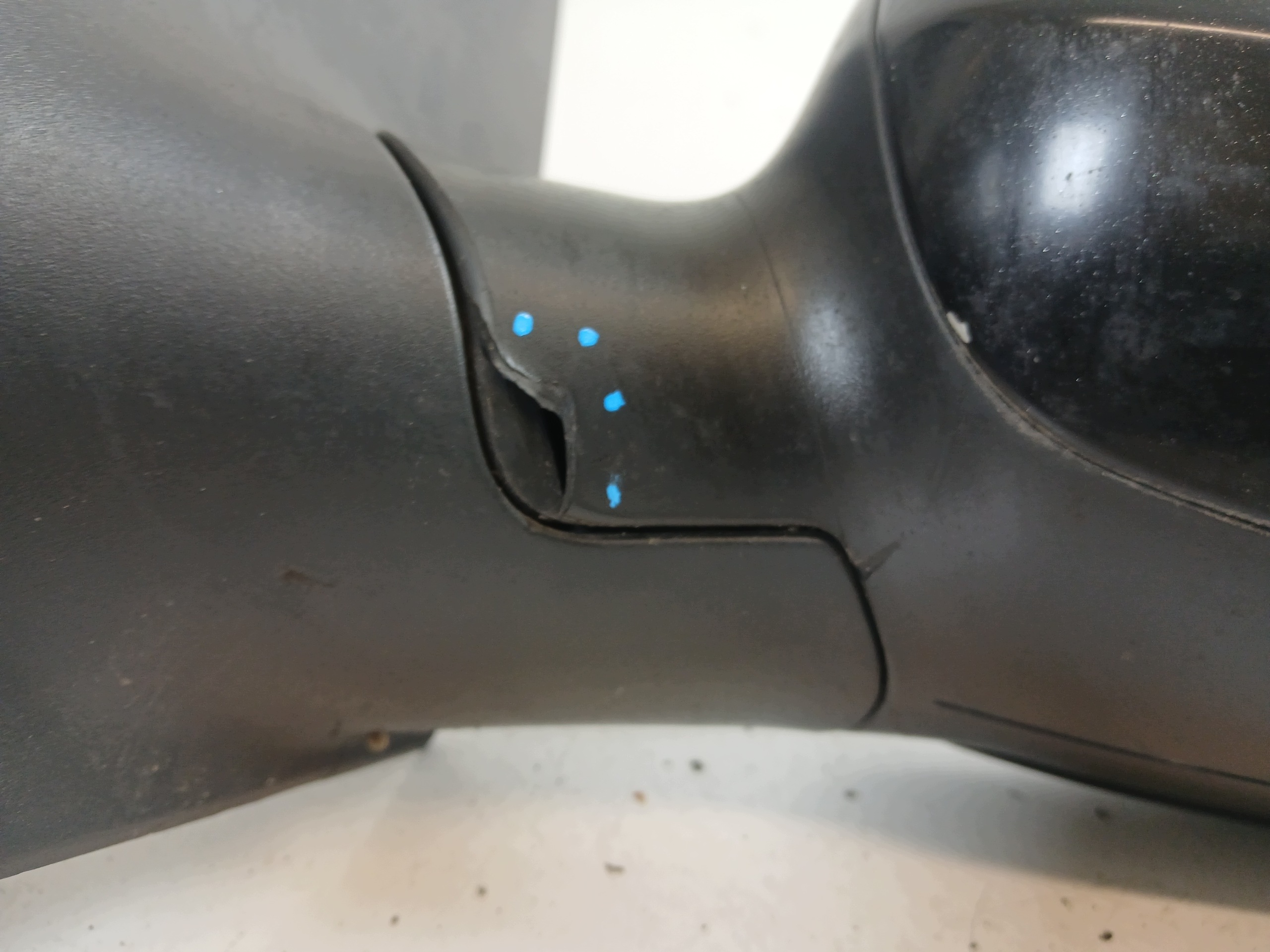 OPEL CORSA C mirror left black, 5 PIN