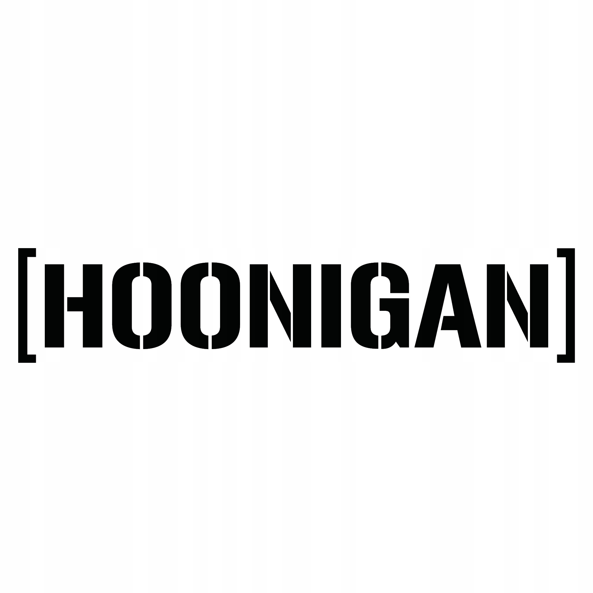 

Naklejka Hoonigan na samochód, szybę Różne