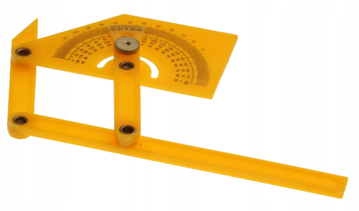 

Kątownik Z Kątomierzem Regulowany Przymiar 180°