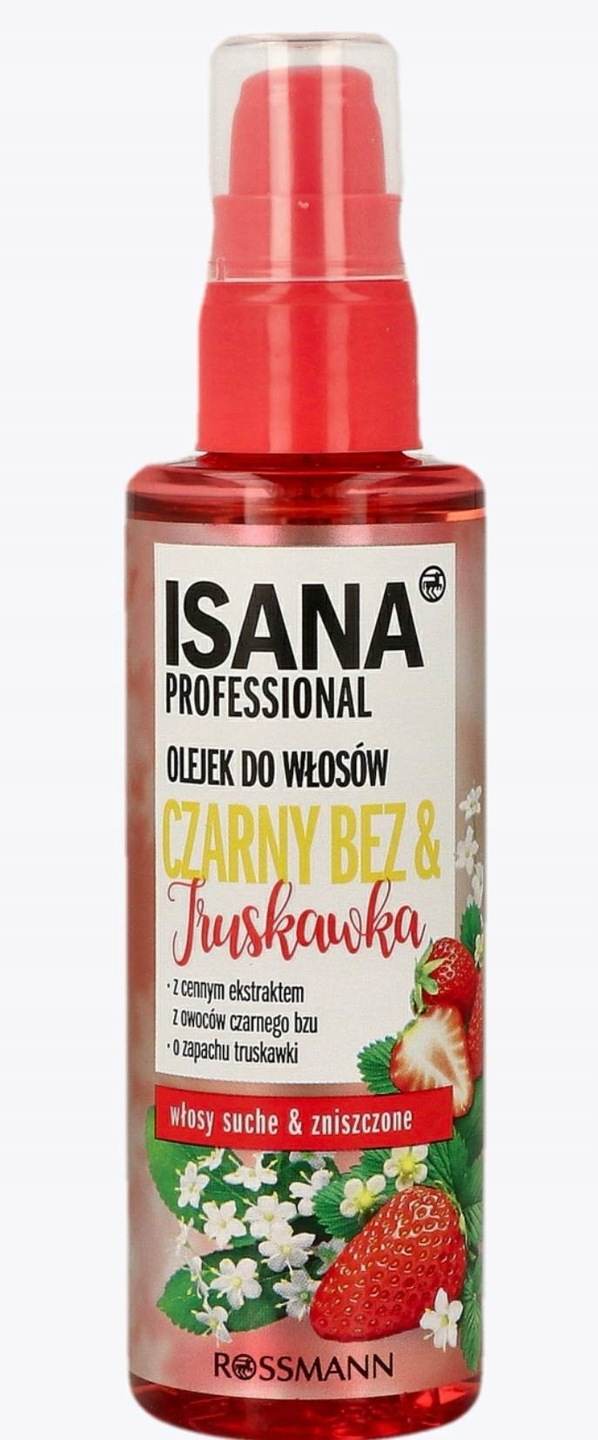 Isana Čierna Bez&Jahoda 100 ml vlasový olej