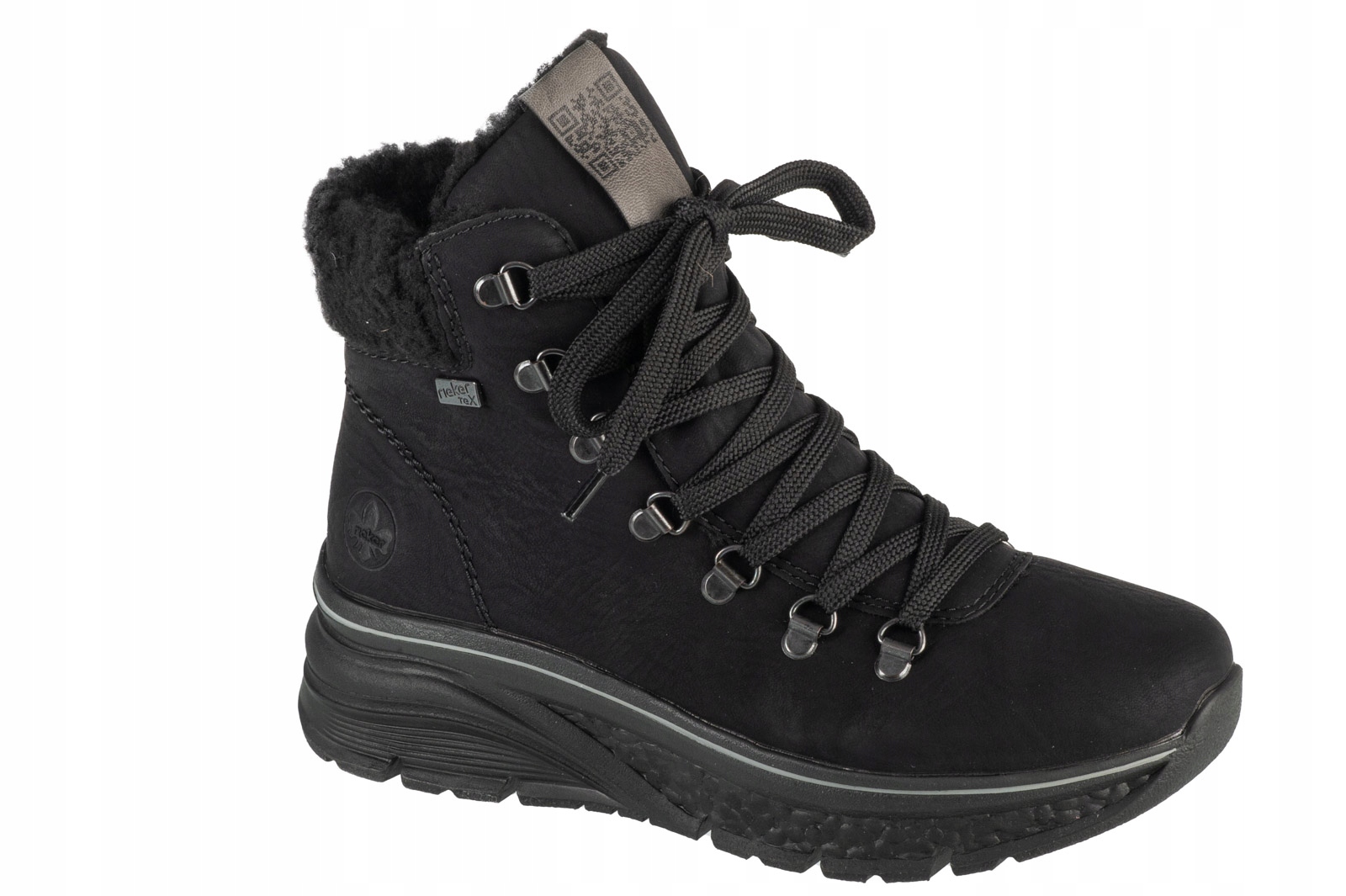 Rieker Booties [38] Dámské zimní boty Nubuk černé