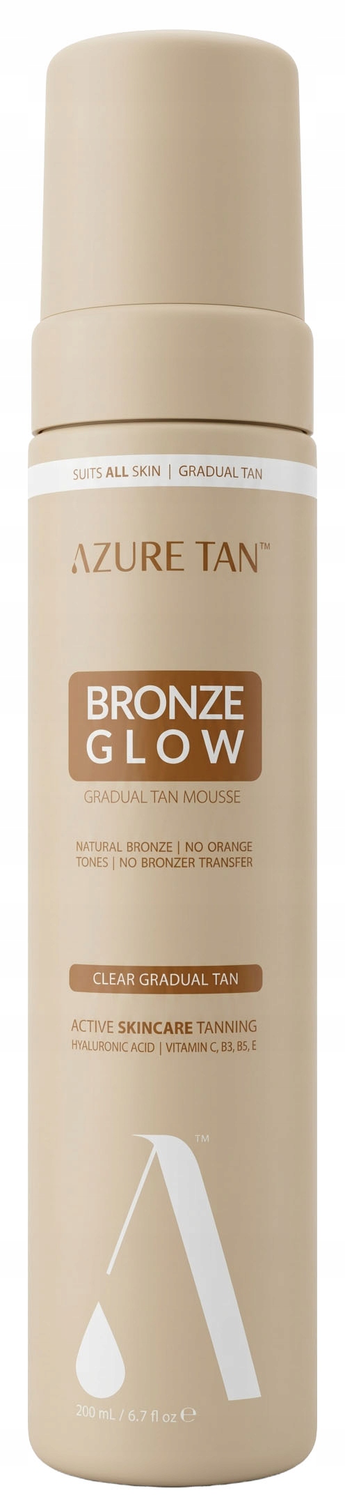 Azure Tan Bronze Glow Gradual Pianka samoopalająca do ciała 200 ml