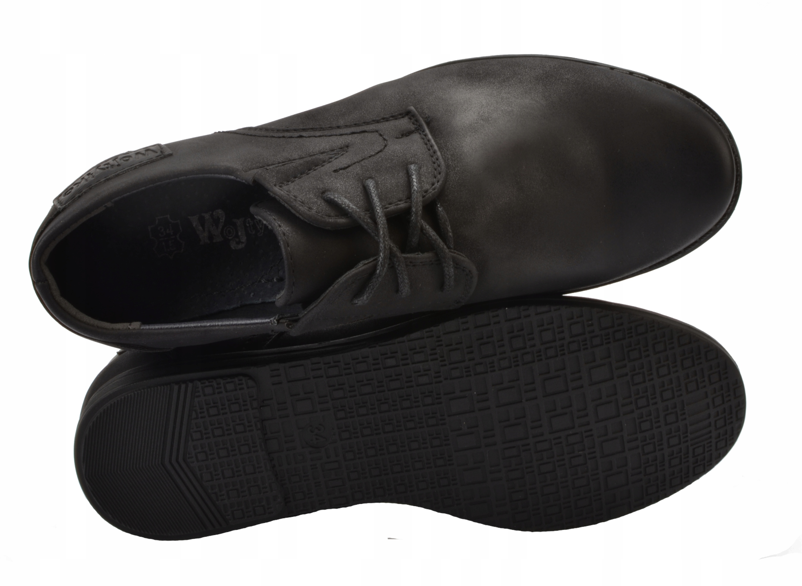 PÓŁBUTY WIZYTOWE WKŁ.SKÓRA BUTY KOMUNIJNE WOJTYŁKO 32 Bohater brak