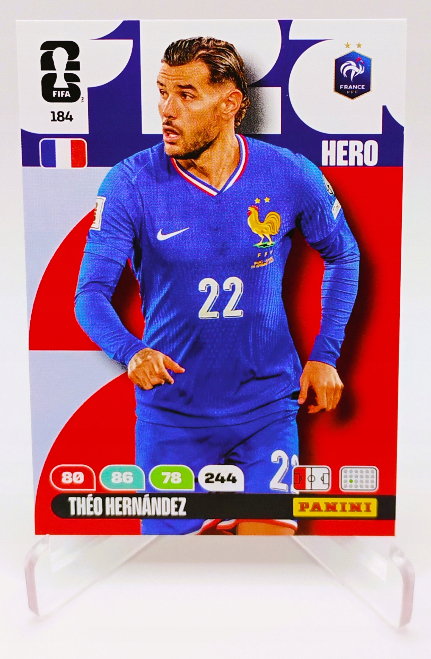 Panini World Cup 2026 Core Hero 184 Theo Hernandez Francja
