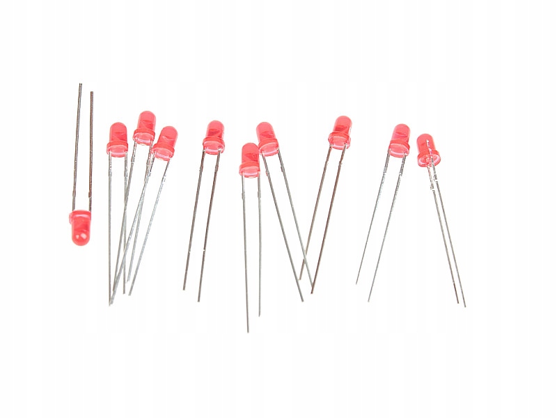 

Dioda Led czerwona 3mm (10 Szt) /30