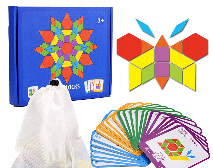 LT297 UKŁADANKA MONTESSORI PUZZLE DREWNIANE 155 EL Marka LandToys