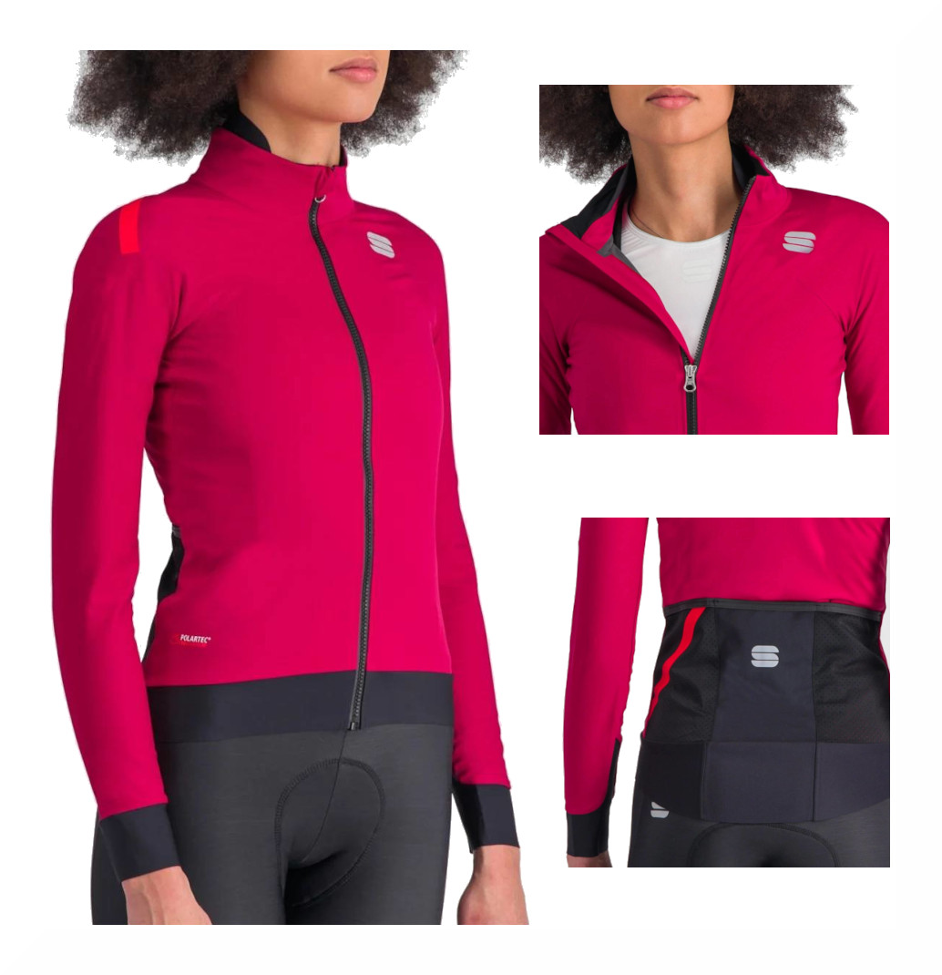 Dámská Cyklistická Bunda Sportful 1119530 Fiandre Pro Polartec Neoshell Červená M