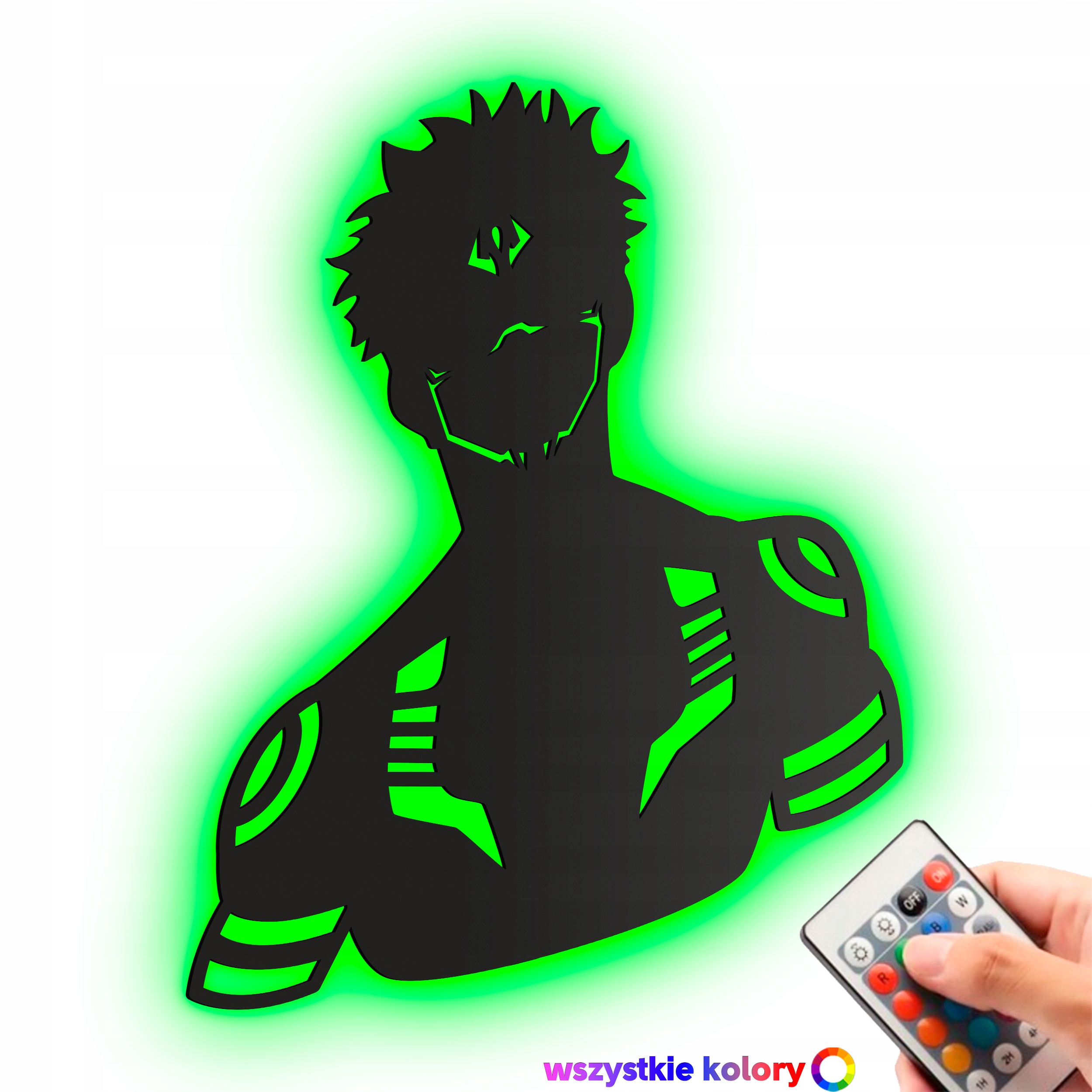 Dřevěný 3D obraz Anime Jujutsu Kaisen Sukuna Nástěnná Noční Lampa Led