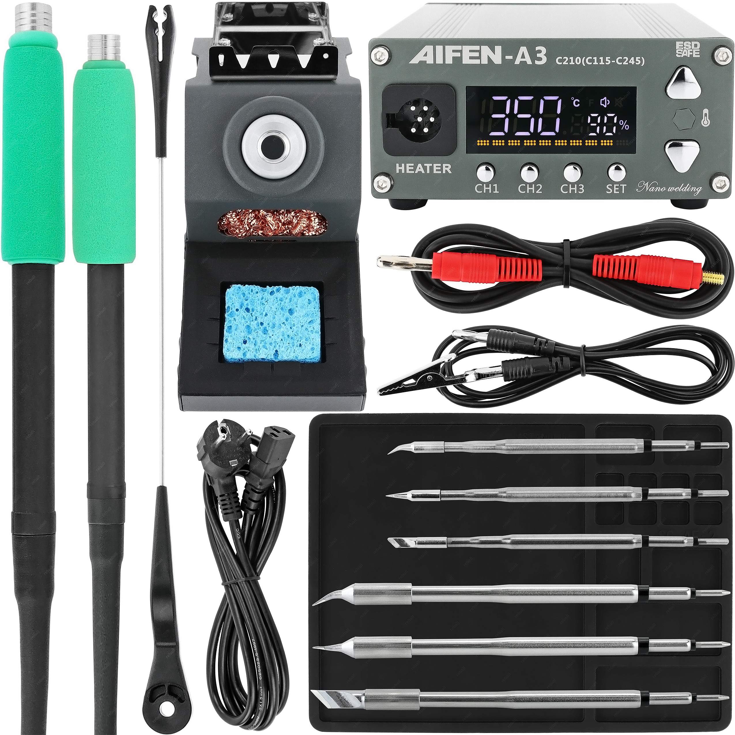 Pájecí Stanice Aifen A3 Pro Hroty C245 C210 120W