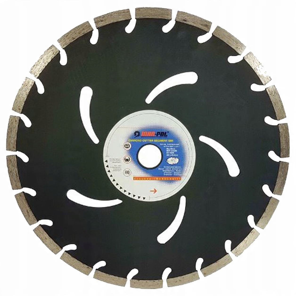 

Mar-pol Tarcza Diamentowa 300 mm Segment Beton