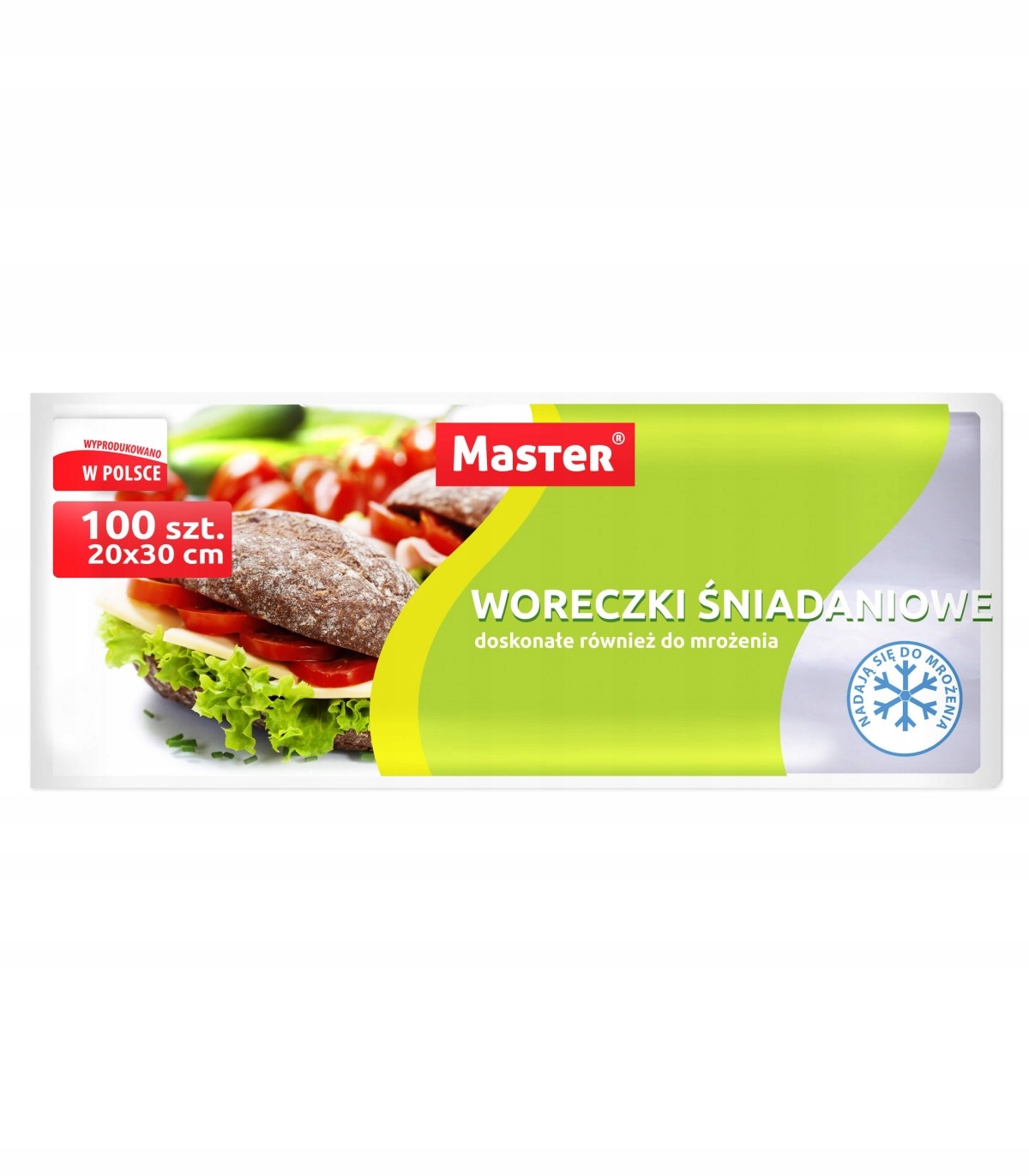 

Woreczki Śniadaniowe Extra 20X30CM Ldpe Master