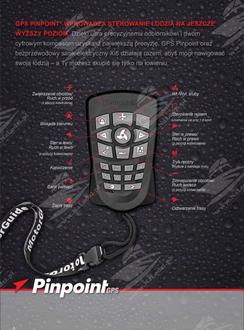 SILNIK MOTORGUIDE Xi3-55FW 54 SONAR GPS Opole - 0% Moc 1 W