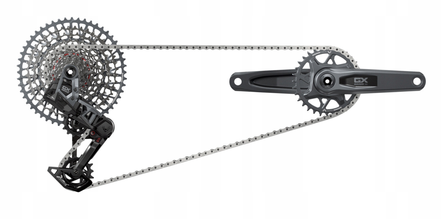 Skupina Sram Gx Axs Eagle Transmission E-mtb 175 mm Usb-c 1x12 36T
