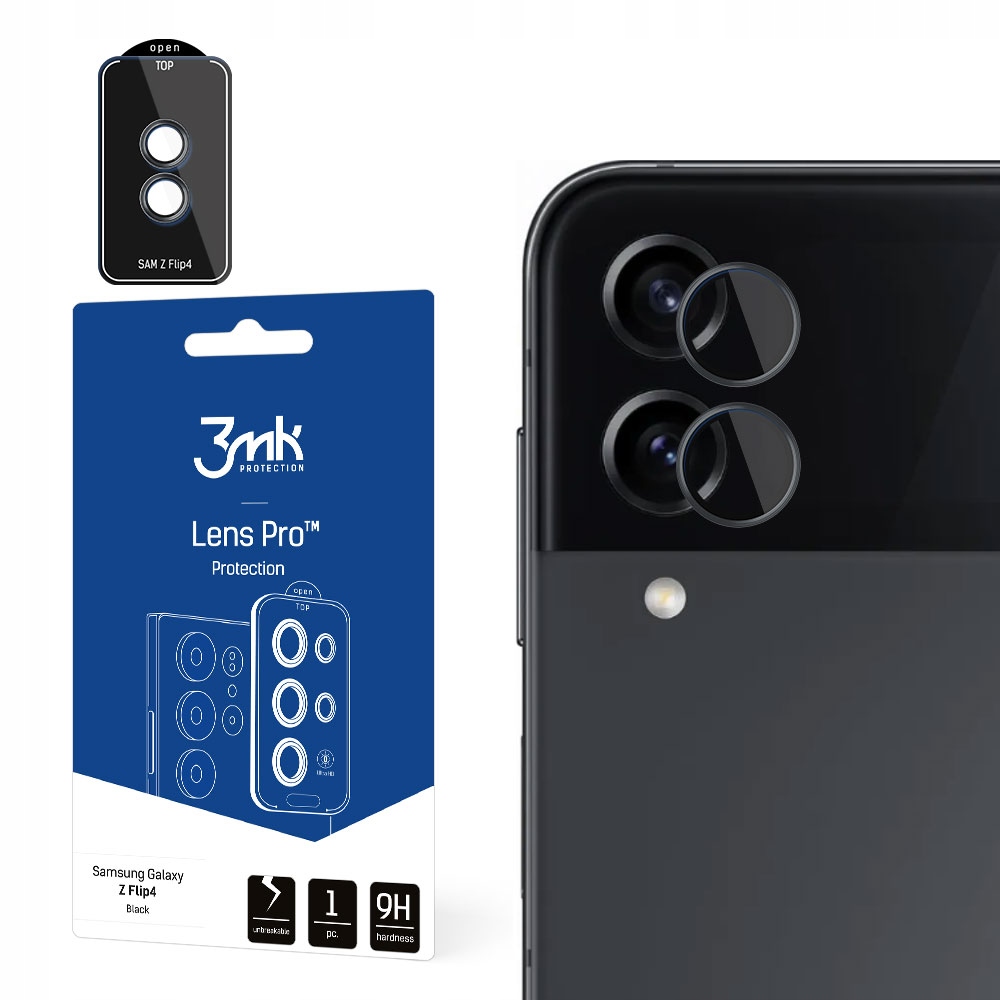 Osłona aparatu 3mk Lens Protection Pro na Samsung Galaxy Z Flip 4 czarna