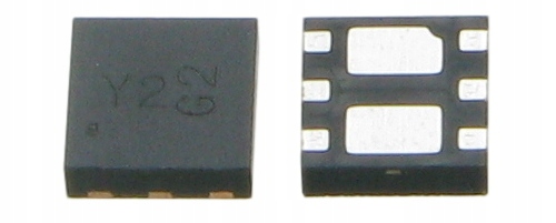 Tranzystor MOSFET N podwójny DMT3020LFDB 30V/7,7A Y2 /3964