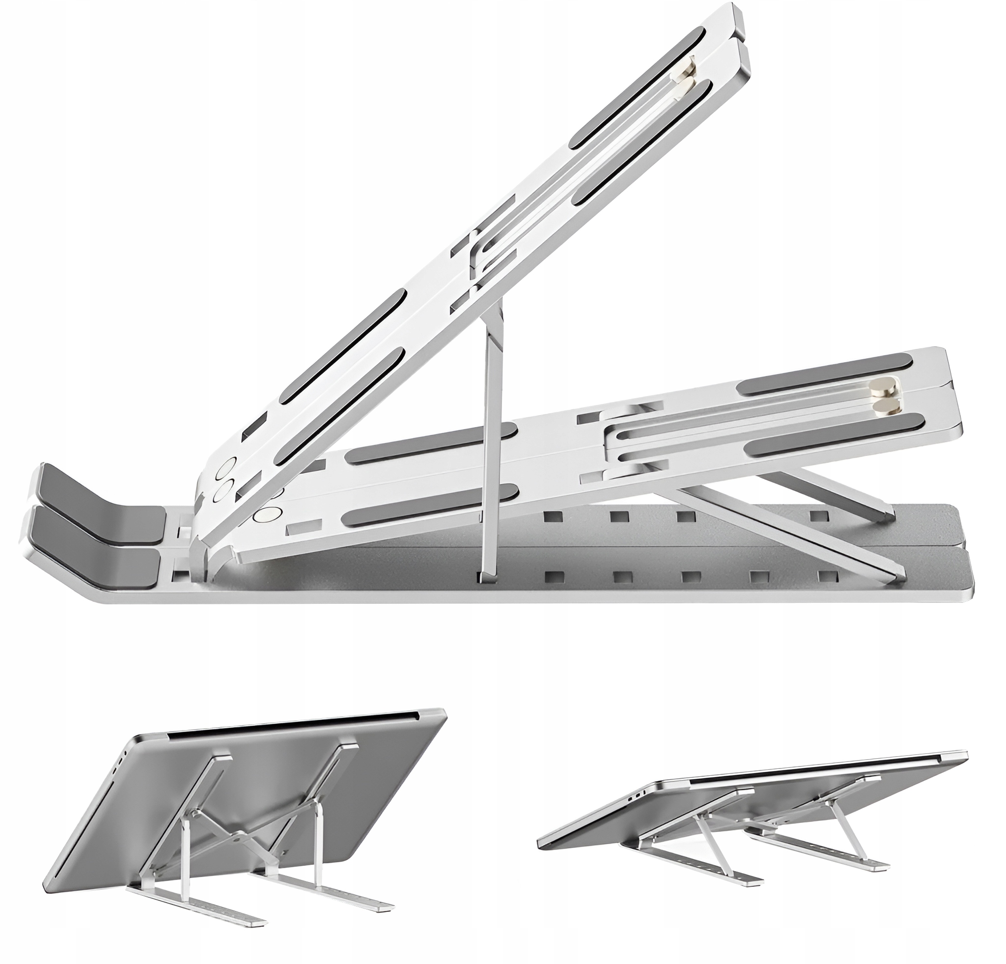 ALUMINIOWA REGULOWANA SKŁADANA PODSTAWKA POD LAPTOPA TABLET STOJAK 10-15.6 Marka Art